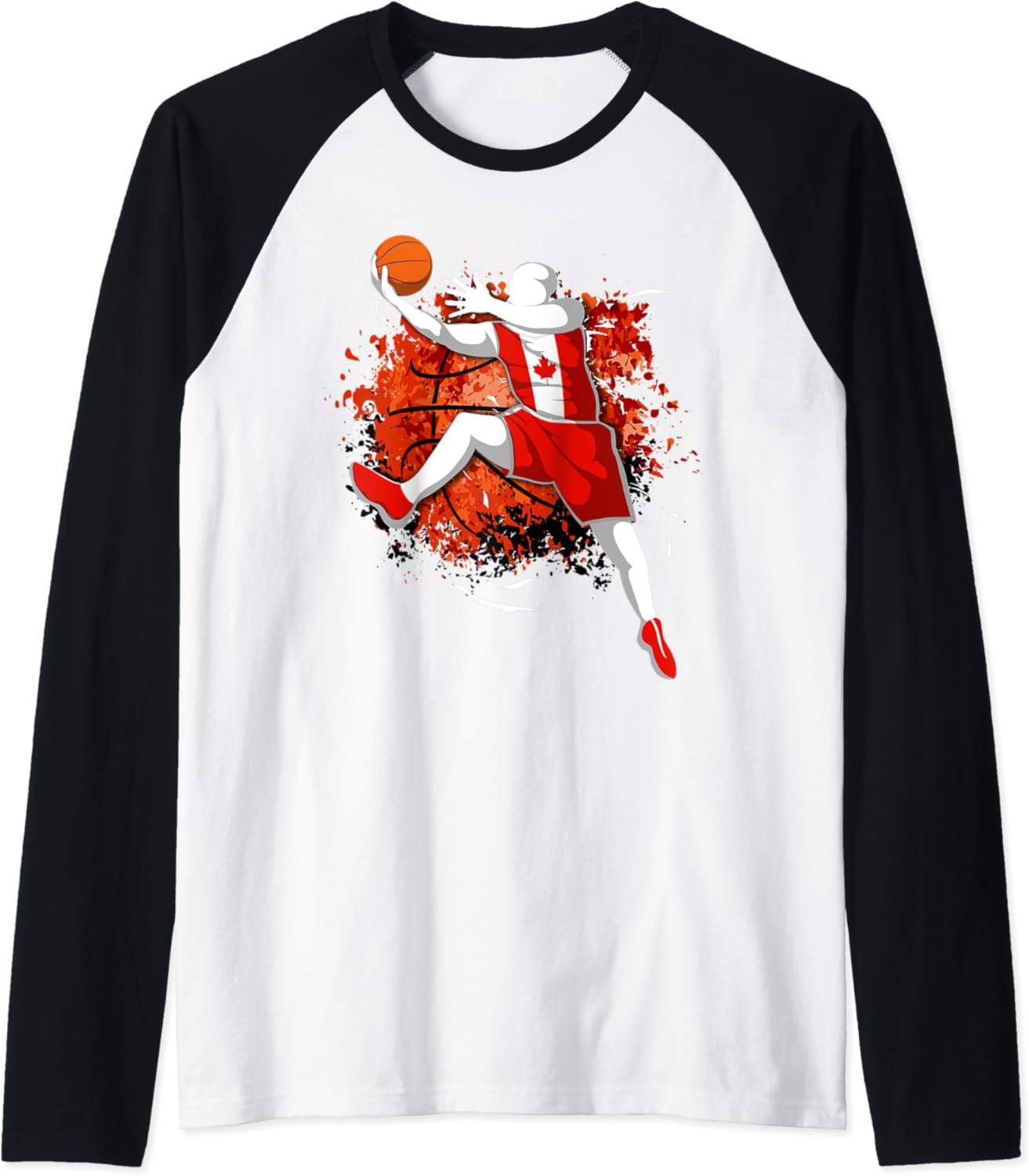 Kanada Basketball Mannschaft Kanadische Nationalflagge Sport Raglan